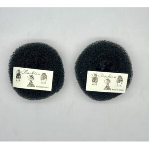RS5108-8 - Dona para el cabello tamaño mediano en tonos negro.
