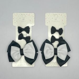 RS5102-2 - Carton  pinza x3 piezas tono blanco y negro