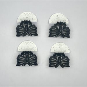 RS5121-1 - Caimán pequeño con diseño de mariposa tonos negro.