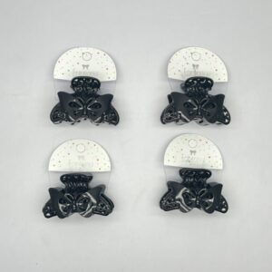 RS5121-2 - Caimán pequeño con diseño de mariposa tonos negro.