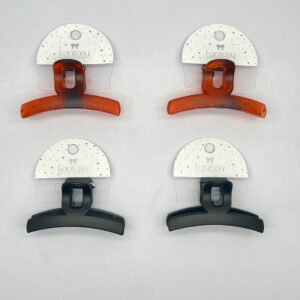 RS5121-39 -  Caimán mediano diseño alargado tonos tipo carey.