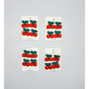 RS5211-1 - Pinzas con dijes de cerezas