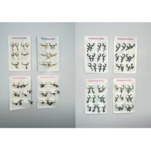 AC5101-6 - Set candonga con dije en acero x6