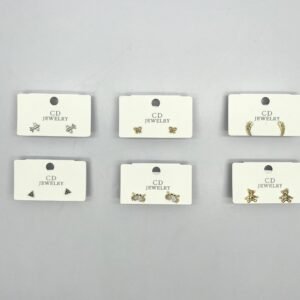 AC5205-2 - Topo en coverlgold en diferentes diseños surtidos dorado o plateado X 1
