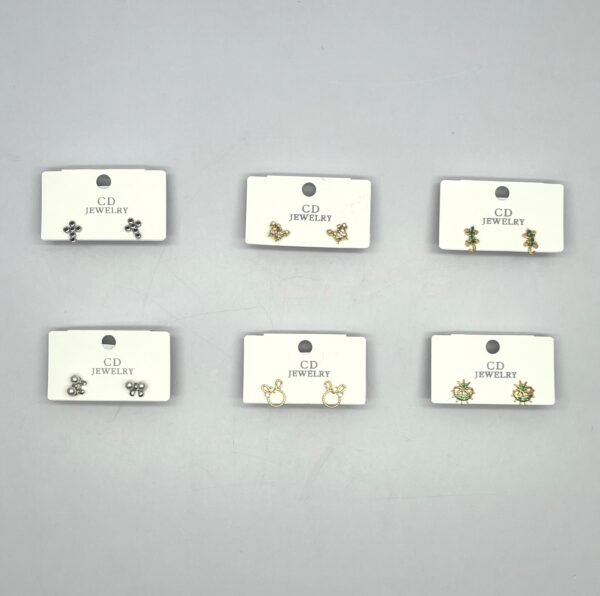 AC5205-3 - Topo en coverlgold en diferentes diseños surtidos dorado o plateado X 1