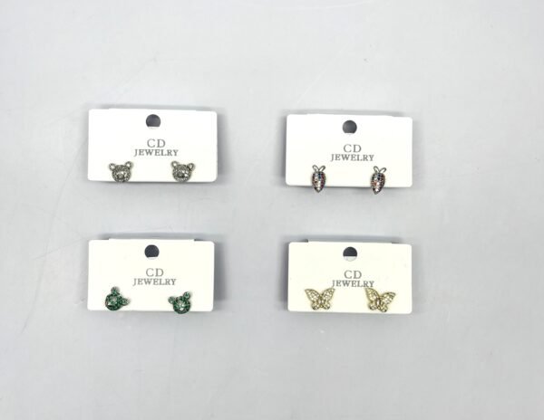 AC5205-6 - Topo en coverlgold en diferentes diseños surtidos dorado o plateado X 1